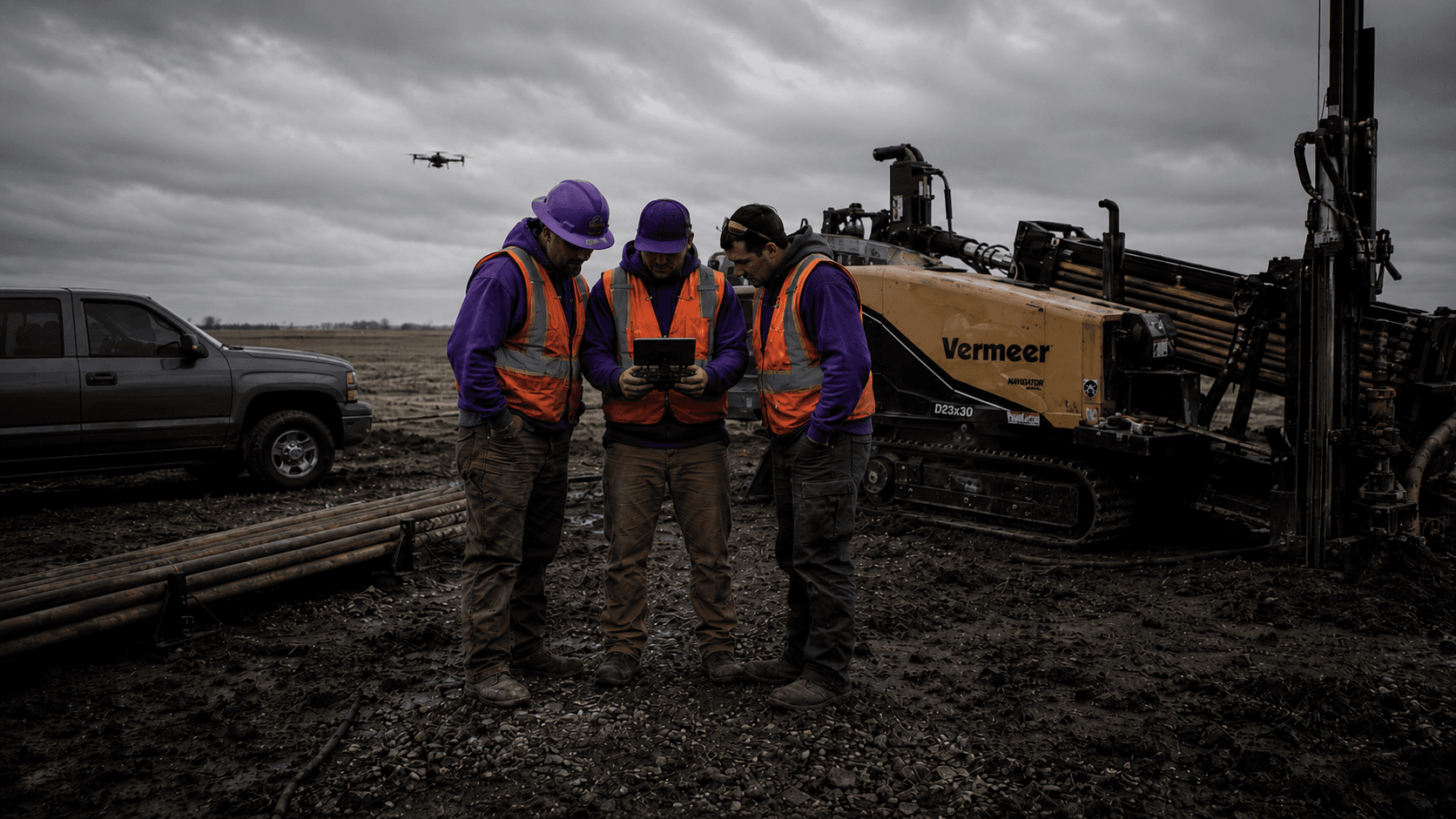 Viking Drilling crew on job site